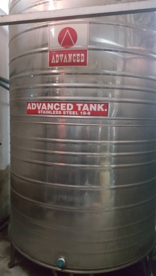 ถ้งน้ำสแตนเลสขนาด 5000 ลิตร แอดวานซ์สวยๆ
