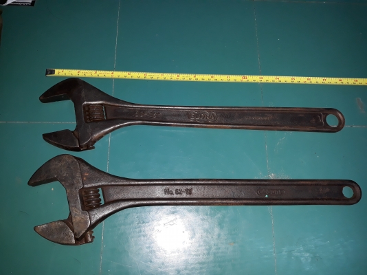 ขายประแจเลื่อนGEDORE 18" ;  EROLA 18" MADE IN GERMANY. งานเก่ามือสองสภาพดี