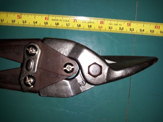 ขายกรรไกรตัดแผ่นเหล็กงานเก่า Made in Mexico.