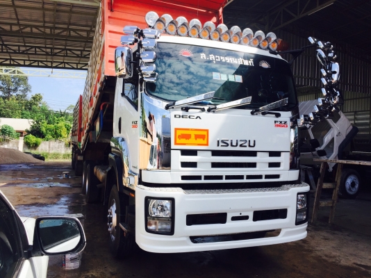 Isuzu 360 แรง ธันวา 56 ไมล์ 180,xxx กระบะดัมพ์แม่ลูกคอกเกษตร อู่เอสเคที ใส่ของได้ 30 ตัน ยางดีทุกเส้น พร้อมใช้งานค่ะ