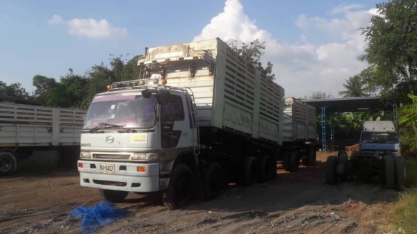 ขาย 1,450,000 Hino FM 2 k 260 แรง แม่ลูกพ่วงดั้มสามมิตร รถสวยเดิมบางยางดีคัสซี สวย รถใช้งาน อยู่ พิจิตร 090-772-3710 090-772-3708