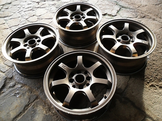 แม็กซิ่งขอบ15 แฝดTE37ก้านยก 4รู100 อย่างหล่อ แม็กซิ่งขอบ15 แฝดTE37ก้านยก 4รู100 อย่างหล่อ