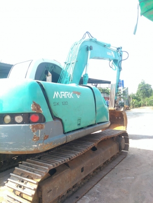 รถแบคโฮ KOBELCO SK120 MARK5 รถสวย เครื่องดี ปั๊มดี โซ่หนา เอวแน่น เร็วแรง  สภาพพร้อมใช้งาน