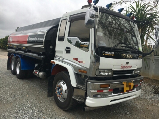 ขายรถ อีซูชุ 195 แรง เพลาเดียว(หัวเปลี่ยนใหม่ลงเล่มแล้ว)  บรรทุกยางมะตอย  14,000 ลิตร ราคา  880,000  บาท