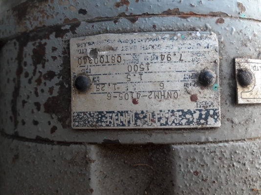 ขาย !! มอเตอร์เกียร์.มิตซู.ขนาด2แรง3สาย.รอบ1:25พร้อมใช้งาน