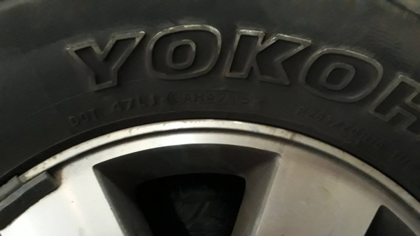 265/70R16 แม๊กพร้อมยาง YOKOHAMA GEOLANDAR A/T-S ปี15 ชุด 4 ล้อ โทร.081-427-3941 265/70R16 แม๊กพร้อมยาง YOKOHAMA GEOLANDAR A/T-S ปี15 ชุด 4 ล้อ โทร.081-427-3941