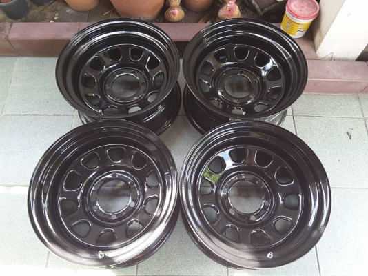 กะทะลาย Rock ขอบ 16*8 ET-30 สภาพใหม่ 1ชุด