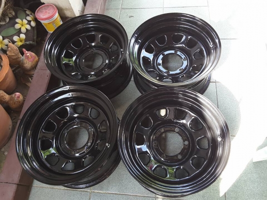 กะทะลาย Rock ขอบ 16*8 ET-30 สภาพใหม่ 1ชุด