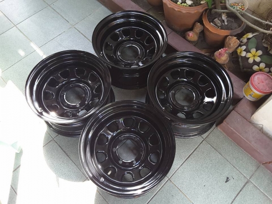 กะทะลาย Rock ขอบ 16*8 ET-30 สภาพใหม่ 1ชุด