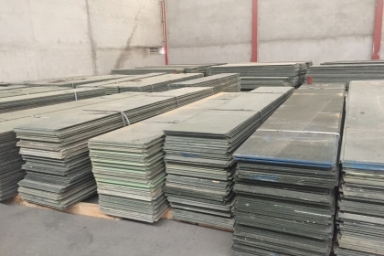 ขายแผ่นอลูมิเนียมรองขาเครน ขนาด360*60ซม