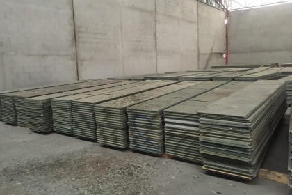 ขายแผ่นอลูมิเนียมรองขาเครน ขนาด360*60ซม