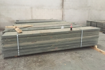 ขายแผ่นอลูมิเนียมรองขาเครน ขนาด360*60ซม