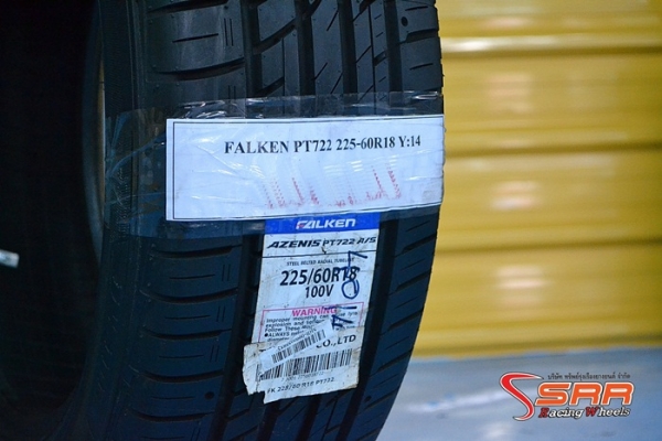 FALKEN PT722 225/60R18 ปี14 ลดราคาพิเศษ เส้นละ 1,250 บาท