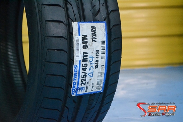 TOYO DRB 225/45R17 ปี14 ลดราคาพิเศษ เส้นละ 1,750 บาท TOYO DRB 225/45R17 ปี14 ลดราคาพิเศษ เส้นละ 1,750 บาท