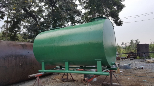 ถังน้ำมันขนาด 5100 ลิตรเหล็กหนา 6 มิล