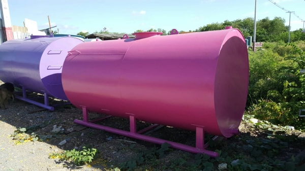 ถังน้ำมันขนาด 5100 ลิตรเหล็กหนา 6 มิล ถังน้ำมันขนาด 5100 ลิตรเหล็กหนา 6 มิล