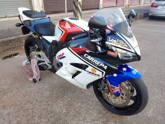 ขายแลกเทิร์น HONDA CBR1000 ปี2005 เดิมๆ สีสวยลายCARRERA ท่อแต่ง ระบบไฟครบ อินวอย สรรพสามิตร ราคา 155