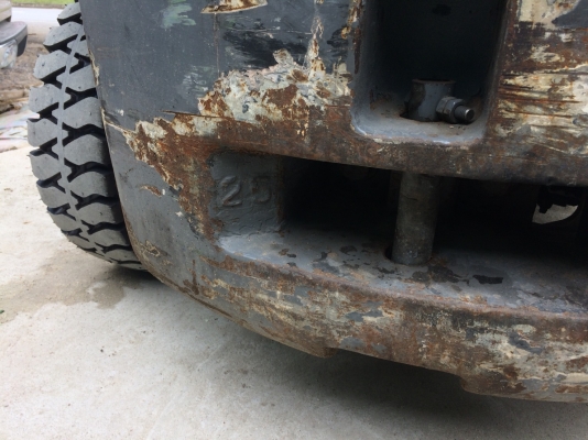 รถโฟล์คลิฟท์ mitsubishi 2.5 ตัน F18B เสาสูง4ม. ยางใหม่4เส้น เกีนร์ออโต้