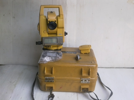 ขายกล้องสำรวจ TOPCON รุ่น GPT-6003C สภาพ90\% ป้อนค่าพิกัดได้ NON ปริซึ่ม เมมโมรี่ได้เป็นหมื่นจุด อ่า