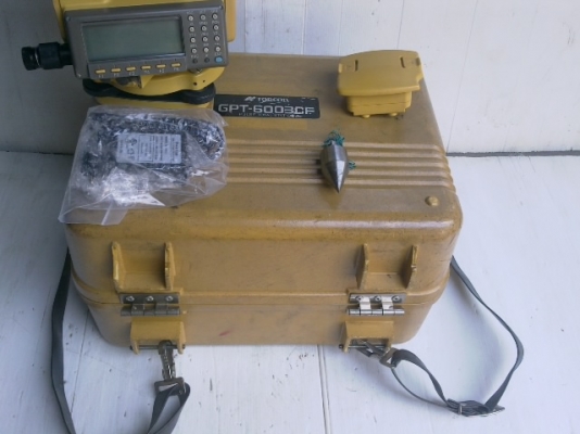 ขายกล้องสำรวจ TOPCON รุ่น GPT-6003C สภาพ90\% ป้อนค่าพิกัดได้ NON ปริซึ่ม เมมโมรี่ได้เป็นหมื่นจุด อ่า ขายกล้องสำรวจ TOPCON รุ่น GPT-6003C สภาพ90\% ป้อนค่าพิกัดได้ NON ปริซึ่ม เมมโมรี่ได้เป็นหมื่นจุด อ่า
