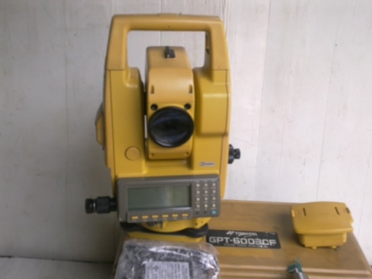 ขายกล้องสำรวจ TOPCON รุ่น GPT-6003C สภาพ90\% ป้อนค่าพิกัดได้ NON ปริซึ่ม เมมโมรี่ได้เป็นหมื่นจุด อ่า ขายกล้องสำรวจ TOPCON รุ่น GPT-6003C สภาพ90\% ป้อนค่าพิกัดได้ NON ปริซึ่ม เมมโมรี่ได้เป็นหมื่นจุด อ่า