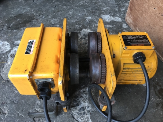 ขายตัวเดินรอกไฟฟ้า Kito 2ton. 380V made in Japan สภาพสวยมาก หมุนนิ่ม พร้อมใช้งาน แถมตัวมอเตอร์ให้อีก ขายตัวเดินรอกไฟฟ้า Kito 2ton. 380V made in Japan สภาพสวยมาก หมุนนิ่ม พร้อมใช้งาน แถมตัวมอเตอร์ให้อีก