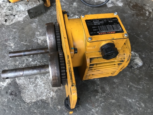 ขายตัวเดินรอกไฟฟ้า Kito 2ton. 380V made in Japan สภาพสวยมาก หมุนนิ่ม พร้อมใช้งาน แถมตัวมอเตอร์ให้อีก