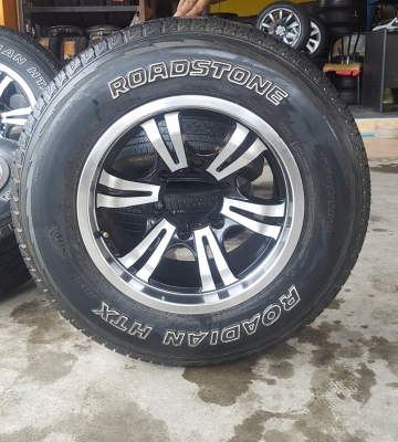 ล้อขอบ15 6รู139 กว้าง8 ยาง225/70/15 ปี14 4 ล้อ ล้อขอบ15 6รู139 กว้าง8 ยาง225/70/15 ปี14 4 ล้อ