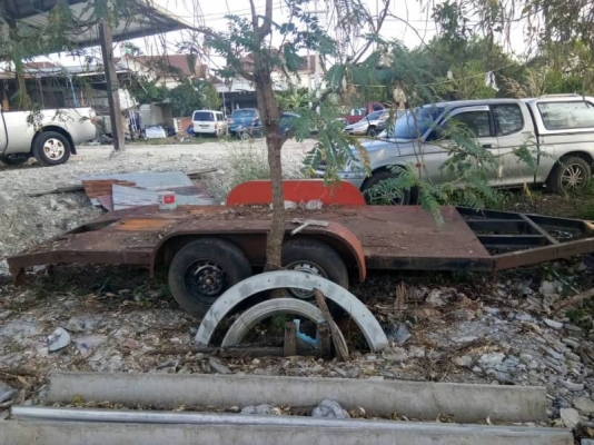 รถแบคโฮเล็ก KX026+รถลาก