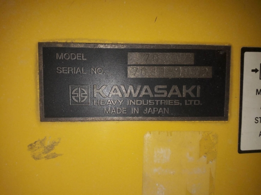 รถตักล้อยาง Kawasaki.70.ZIV (มือ2ไทย)รถสวยนางฟ้า Hight Class เอกสารพร้อมโอน รถตักล้อยาง Kawasaki.70.ZIV (มือ2ไทย)รถสวยนางฟ้า Hight Class เอกสารพร้อมโอน