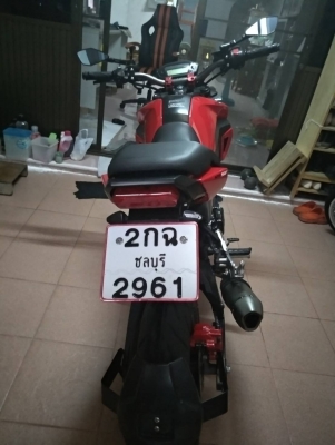 ขายดาวน์ MSX 125SF สีแดง ปี2016