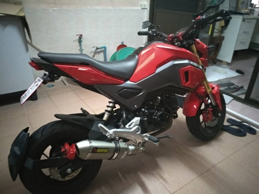 ขายดาวน์ MSX 125SF สีแดง ปี2016