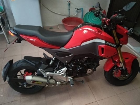 ขายดาวน์ MSX 125SF สีแดง ปี2016