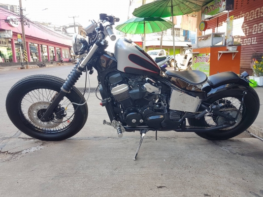 ขายแลกเทิร์นคับ HONDA STEED400 แต่งBOBBER ถังSPORTER เก็บงานใหม่ทั้งคัน สีสวย โครเมี่ยมเงา ท่อแต่ง ล
