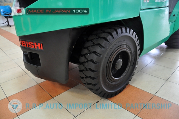 ขายรถโฟล์คลิฟท์มือสอง MITSUBISHI รุ่น FGE35AT-58045 นำเข้าจากประเทศญี่ปุ่น 100\% ไม่เคยใช้งานในไทย