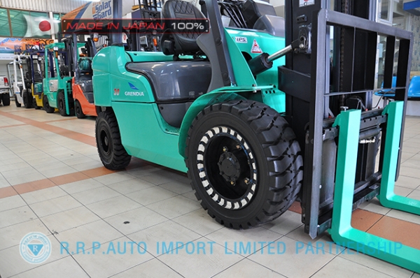 ขายรถโฟล์คลิฟท์มือสอง MITSUBISHI รุ่น FGE35AT-58045 นำเข้าจากประเทศญี่ปุ่น 100\% ไม่เคยใช้งานในไทย