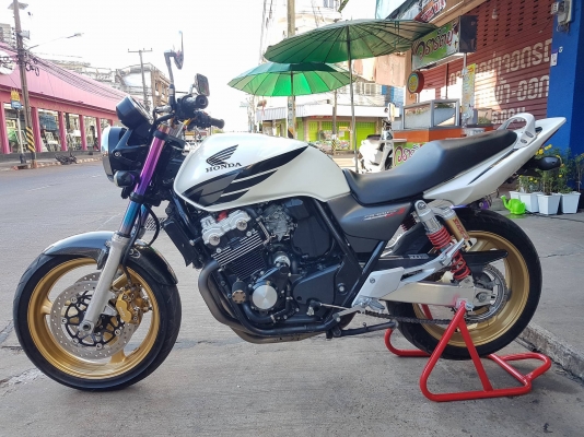 ขายแลกเทรินร์คับ HONDA CB400 TECH3 ปี2006 แฮนด์แต่ง ท่อแต่งฟลูไทเทเนียม แกนโช๊คแต่ง ยางหน้าหลังเต็ม ขายแลกเทรินร์คับ HONDA CB400 TECH3 ปี2006 แฮนด์แต่ง ท่อแต่งฟลูไทเทเนียม แกนโช๊คแต่ง ยางหน้าหลังเต็ม