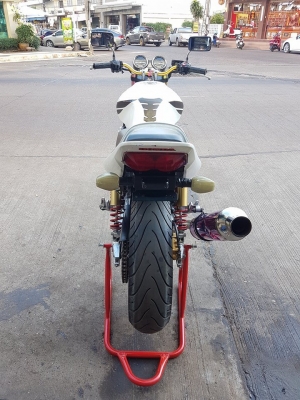 ขายแลกเทรินร์คับ HONDA CB400 TECH3 ปี2006 แฮนด์แต่ง ท่อแต่งฟลูไทเทเนียม แกนโช๊คแต่ง ยางหน้าหลังเต็ม 