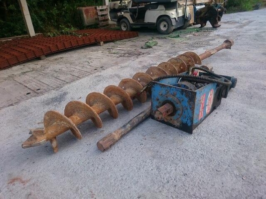 หัวสว่านเจาะหลุมติดรถแม็คโฮ 120