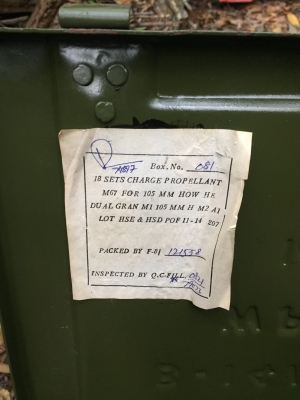 ลังเหล็กบรรจุกระสุนM67