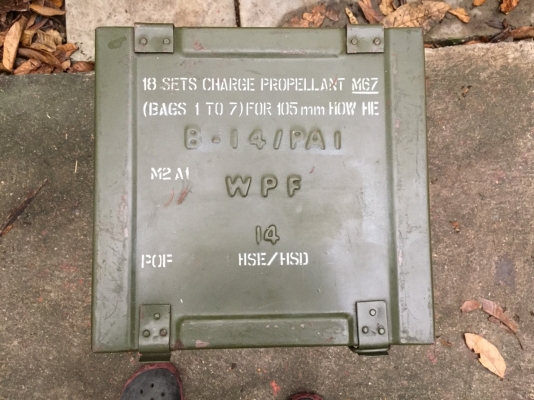 ลังเหล็กบรรจุกระสุนM67