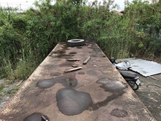 ขาย 115,000 บาท พื้นเรียบ 2 เพลาโบกี้ อู่ จตุรทิศ. บิสชิเนส จำกัด (JTT)  ยาว 12.3 เมตร สภาพจอด. ต้องไล่ระบบต่อ. เอกสารเล่มทะเบียน  รถอยู่  นครปฐม  โทร090-772-3708,090-772-3710