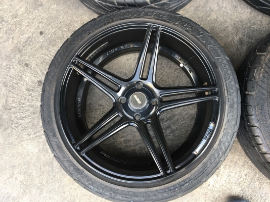 ล้อแท้ Cosmis ขอบ17 4รู100 กว้าง7.5 ET30 พร้อมยาง205/45ZR17 ล้อสวยไม่คดไม่ดุ้ง ล้อแท้ Cosmis ขอบ17 4รู100 กว้าง7.5 ET30 พร้อมยาง205/45ZR17 ล้อสวยไม่คดไม่ดุ้ง