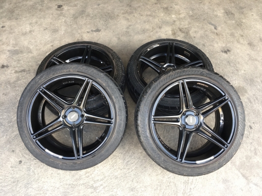 ล้อแท้ Cosmis ขอบ17 4รู100 กว้าง7.5 ET30 พร้อมยาง205/45ZR17 ล้อสวยไม่คดไม่ดุ้ง ล้อแท้ Cosmis ขอบ17 4รู100 กว้าง7.5 ET30 พร้อมยาง205/45ZR17 ล้อสวยไม่คดไม่ดุ้ง