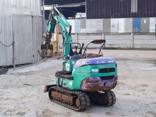 นำเข้าจากญี่ปุ่น รถขุดเล็ก KOMATSU รุ่น PC03-2F รหัสสินค้า 81004954 โทร 081-8283376 www.nihonmono.com นำเข้าจากญี่ปุ่น รถขุดเล็ก KOMATSU รุ่น PC03-2F รหัสสินค้า 81004954 โทร 081-8283376 www.nihonmono.com