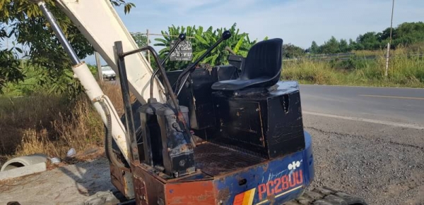 ขายด่วนรถแบคโฮKOMATSUโคมัสซูรุ่นยอดนิยมสวยๆPC28-6URเทียบเท่าPC30เครื่องโคมัสซู3D84เครื่องดีปั่มแรงรถนอกเพิ่งนำเข้ามาใหม่ยังไม่เคยใช้งานในเมืองไทยเลย