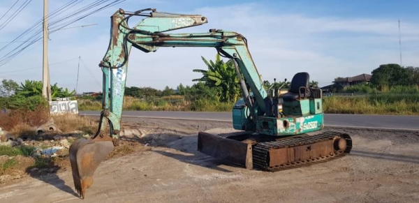 ขายด่วนรถแบคโฮมิสซูMX58เทียบเท่าPC60คอลโทลสั่นปั่มนิ้วเครื่อง4สูบดีปั่มแรงรถนอกเพิ่งนำเข้ามาใหม่ยังไม่เคยใช้งานในเมืองไทยเลย