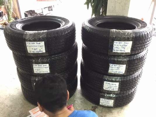 ยาง Bridgestone 245 70 16 ปี17 มี3ชุด ดอกเต็ม ไม่มีปะ เนื้อนิ่มๆ ใช้ยาว ราคาไม่แพง