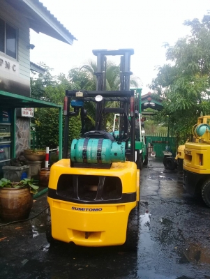 +++ ขายโฟล์คลิฟท์  SUMIITOMO  FG30  ขนาด  3  ตัน  (รุ่นใหม่)  เครื่องยนต์เบนซิน  แก๊ส  เสา  5  เมตร  เกียร์ออโตเมติค  ยางตันครับ