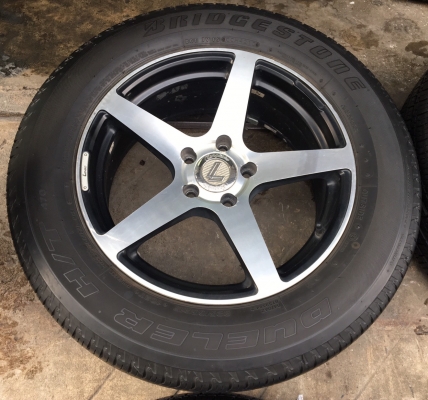 แม็ก Lenso ขอบ 17 พร้อมยาง Bridgestone 225-65-17